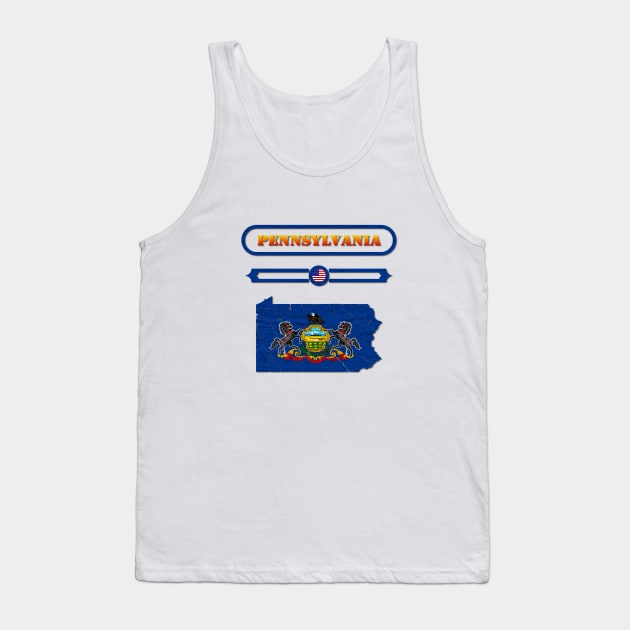 PENNSYLVANIA STATE, UNITED STATES, USA. SAMER BRASIL Tank Top by Samer Brasil